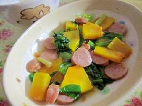 ウインナーと野菜あえ【離乳食・完了期】